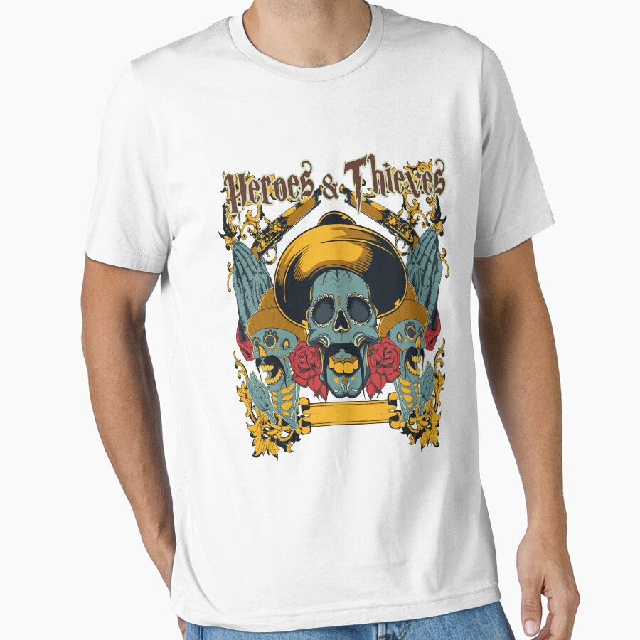 Praying Sugar Skulls Flourish by TADYSHOP