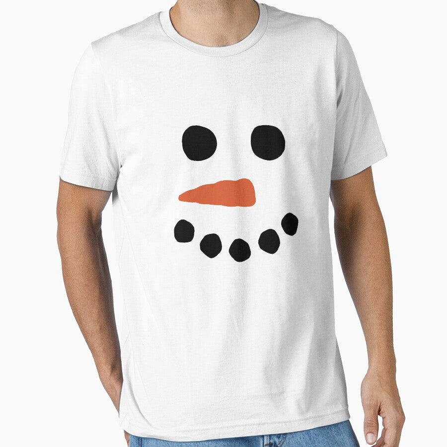 Funny Snowman Face by goodtogotees