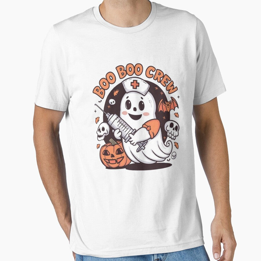 Boo Boo Crew T shirt,  Halloween Nurse Shirt, Funny Halloween T Shirt, Nurse Halloween T-Shirt, Nurse Gift for Nursing Student by cookigraphic