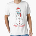 Cool Funny Logo Snowman Christmas by Shop-Art-bigfo