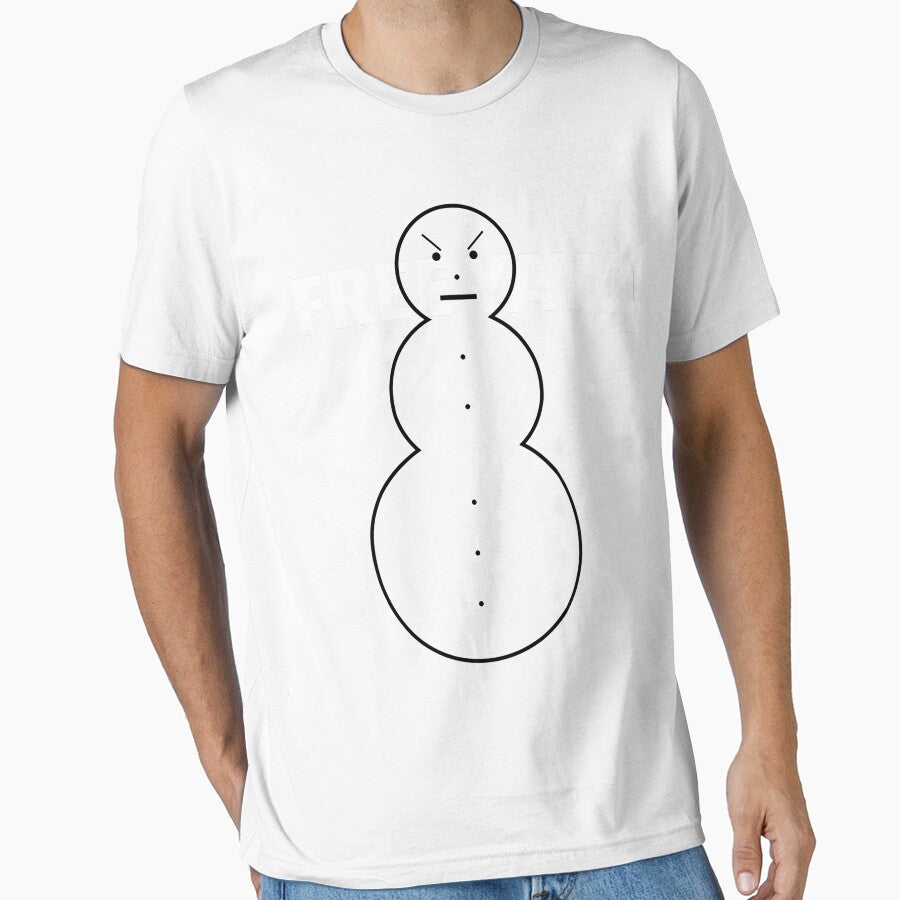 Cool Logo Funny Snowman Christmas by Shop-Art-bigfo