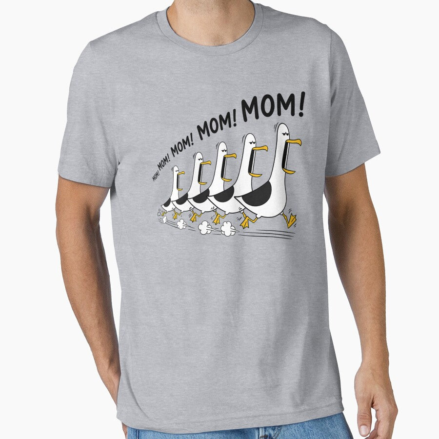 Funny Mom Life Seagull Chaos Humor by FreshVibe Prints