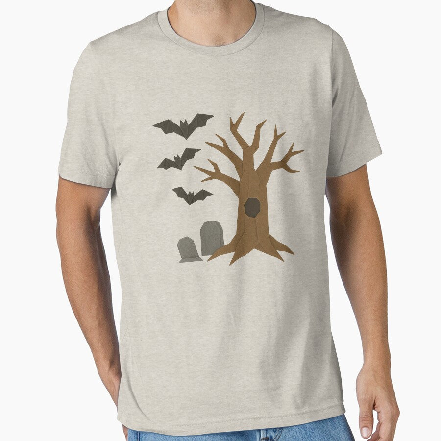 Origami Haunted Tree & Bats by S-Dstyle
