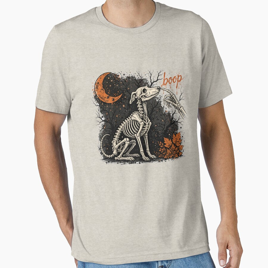 Boop Halloween Dog Spooky Dog Mom Skeleton Dog Boop Funny Dog Lover by Yellowriversss