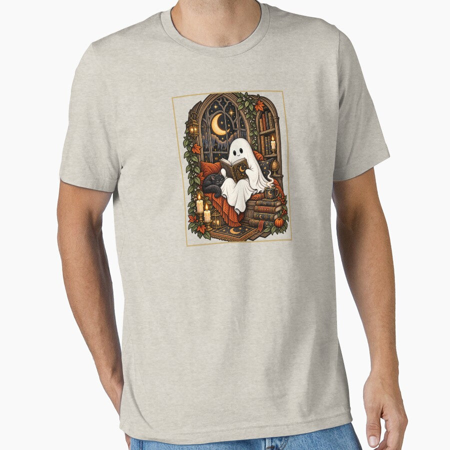 Ghost Reading by the Moonlit Window by Northmoth Studio