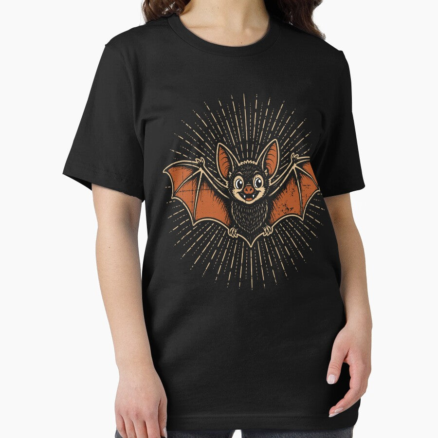 Vintage Bat Retro Spooky Season Distressed Halloween by Y-Vibes