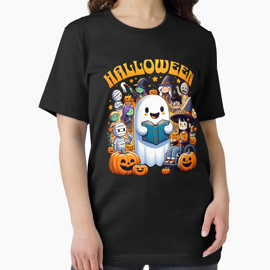 Ghost Reading Books Bookish Halloween by ANNINOART ⭐⭐⭐⭐⭐