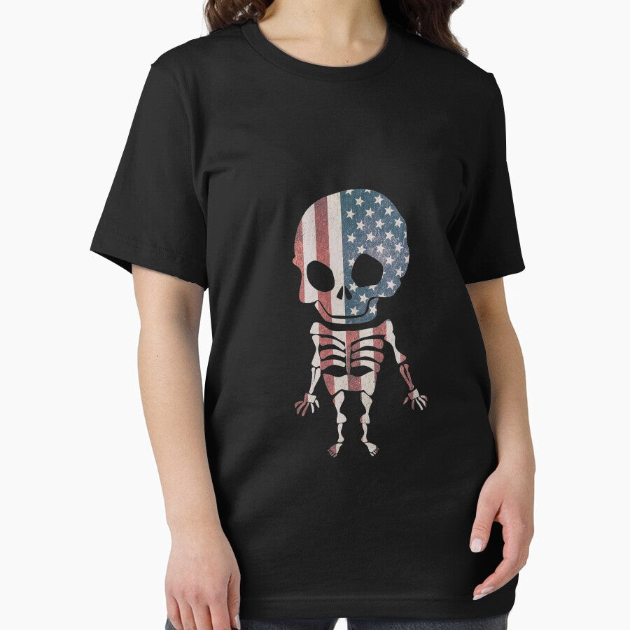 halloween party dancing skeleton, funny American skeleton by happy gift art