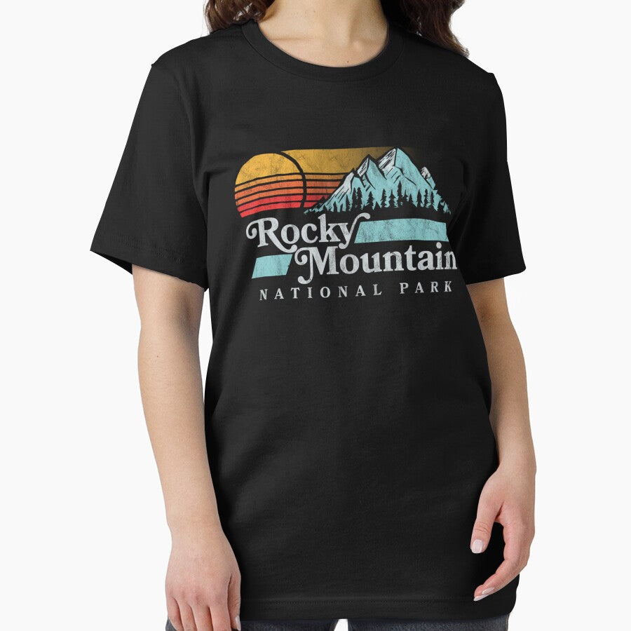 Rocky Mountain National Park Vintage Distressed Graphic by Pyotsak