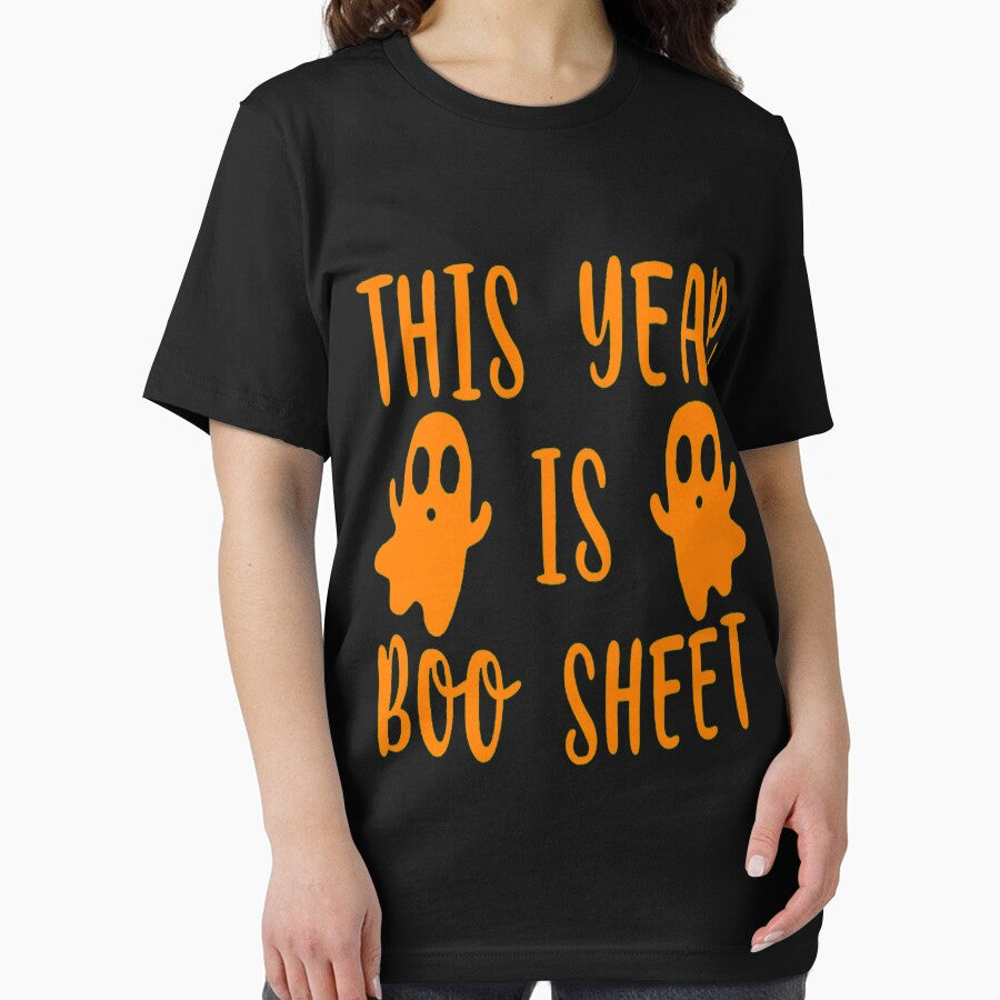 This Year Is Boo Sheet Boo Ghost Halloween Funny Gift T-Shirt by Trendy Shirt