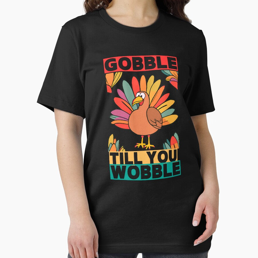 Gobble Til You Wobble Turkey Bird by prsagar01