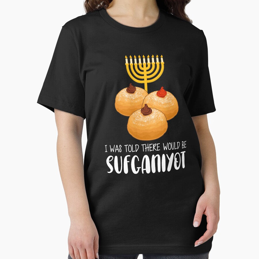 Hanukkah Menorah Jewish Holiday Sufganiyot design by jakehughes2015