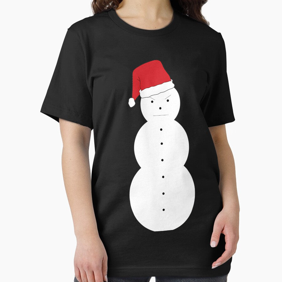 Funny Cool Snowman Logo Christmas by Shop-Art-bigfo
