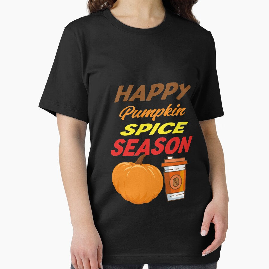 happy pumpkin spice season GIFT FOR WIFE MOTHER-HALLOWEEN ILLUSTRATION by justbejoker