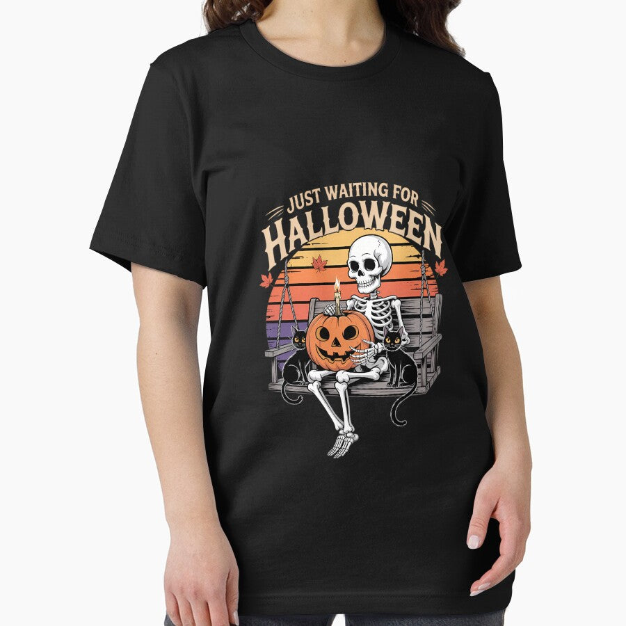Just Waiting for Halloween Skeleton Coffee Jack Or Lantern by DeadlockCrew