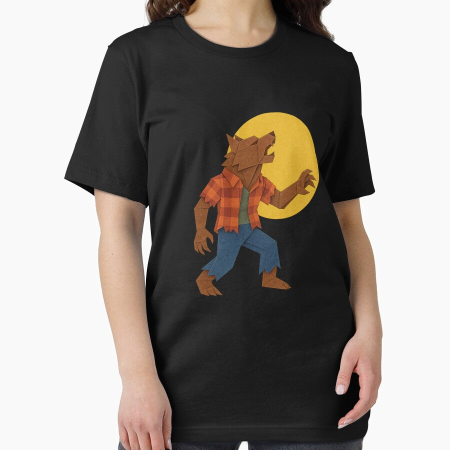 Origami Werewolf Under the Moon by S-Dstyle