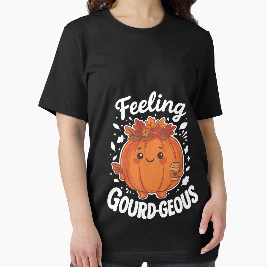 Feeling Gourd-geous – Cute Fall Pumpkin Pun by vespira-motion