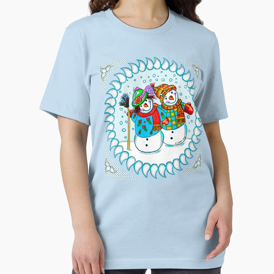 Snowman Couple by artmuvz