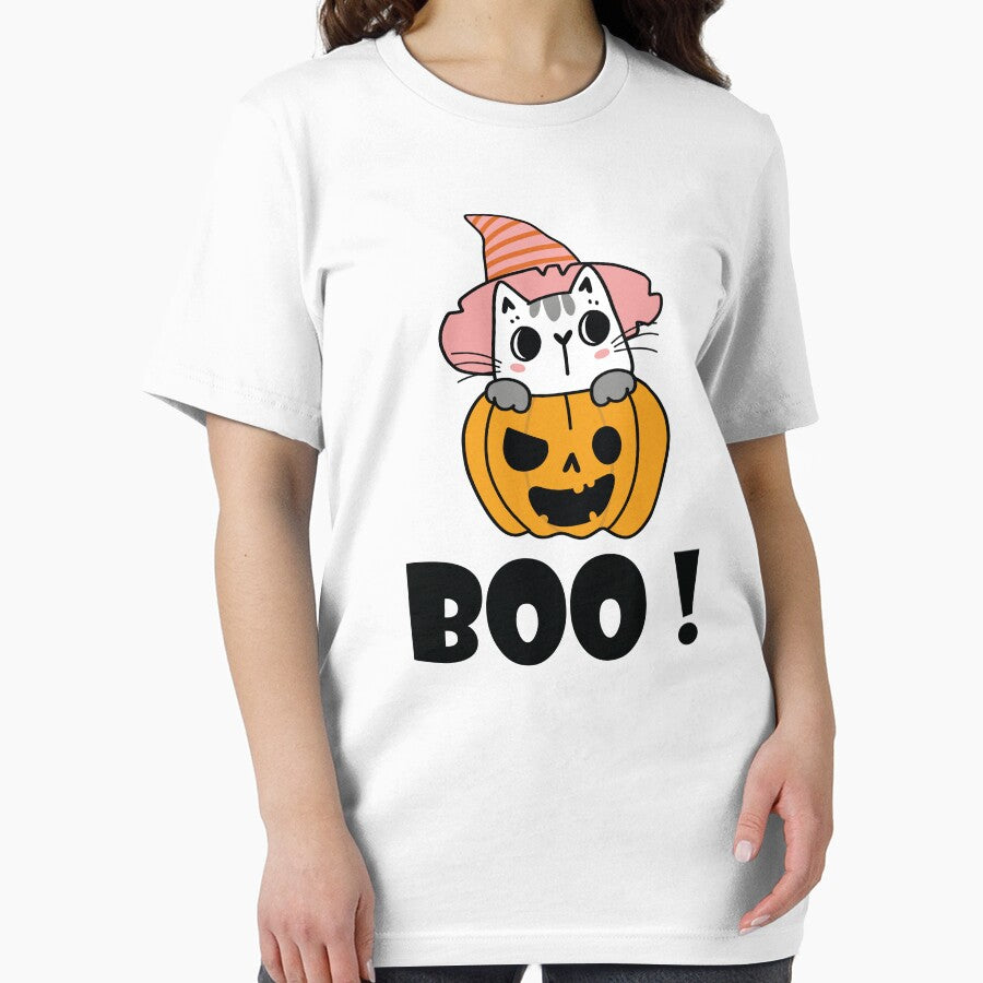 Halloween Boo - Halloween Cat & Pumpkin by jain-ravi002