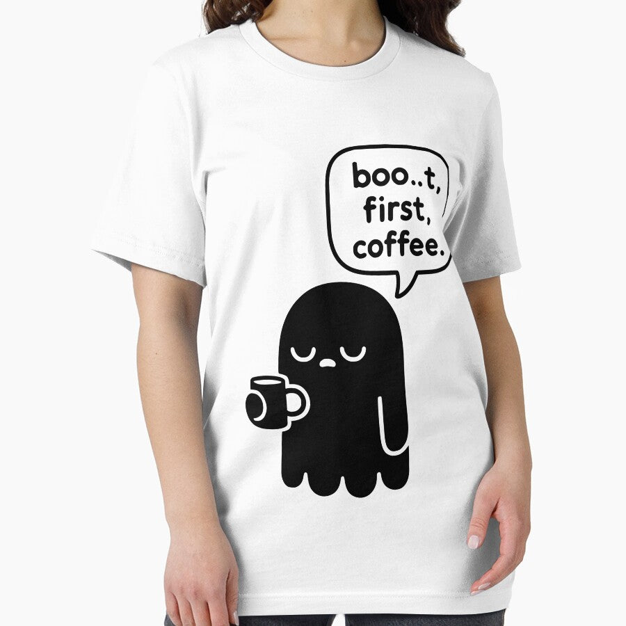 Ghost with coffee – Halloween meets morning grouch by nkhookysun