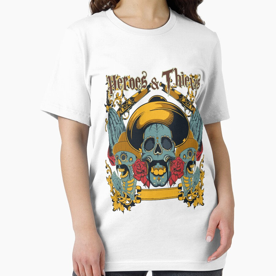 Praying Sugar Skulls Flourish by TADYSHOP