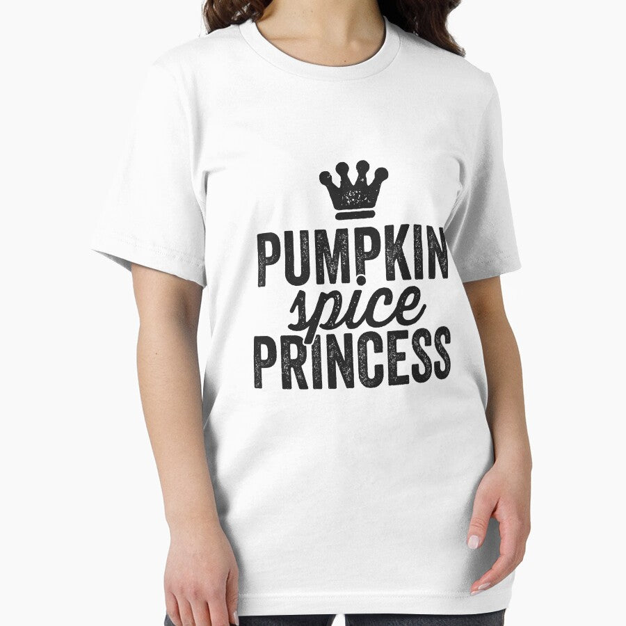 Pumpkin Spice Princess T-Shirt Love Coffee Latte Fall Gift by 14thFloor