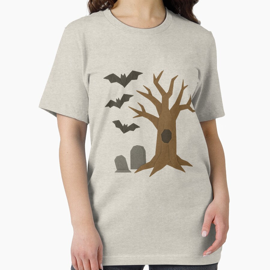 Origami Haunted Tree & Bats by S-Dstyle
