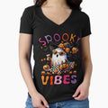 Groovy Spooky Season Vibes Funny Halloween Ghost Spooky Vibes For Girls Kids Women by DIT-Artis