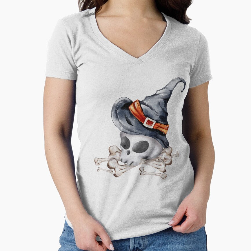 Hallowen Skeleton Bones T-shirt by TFLDesignPrints