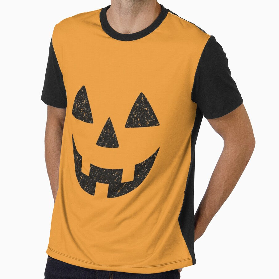 Retro Pumpkin Face Halloween by NaniLoom