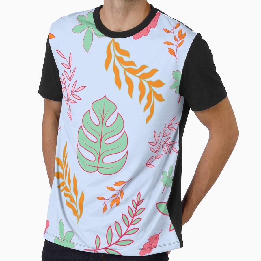 Colorful Autumn Leaves Pattern by Odetee