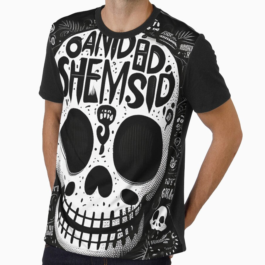 Sugar Skull Black and White Art by The-Fox-Hole