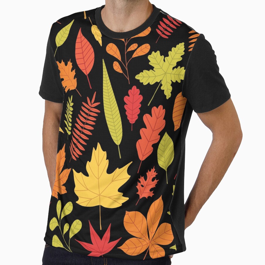 Autumn Fall Leaves Pattern by FrescoNat