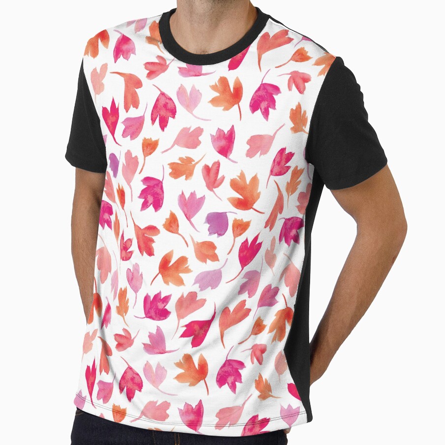 Autumn Leaves | Pink by RebeccaFlaherty