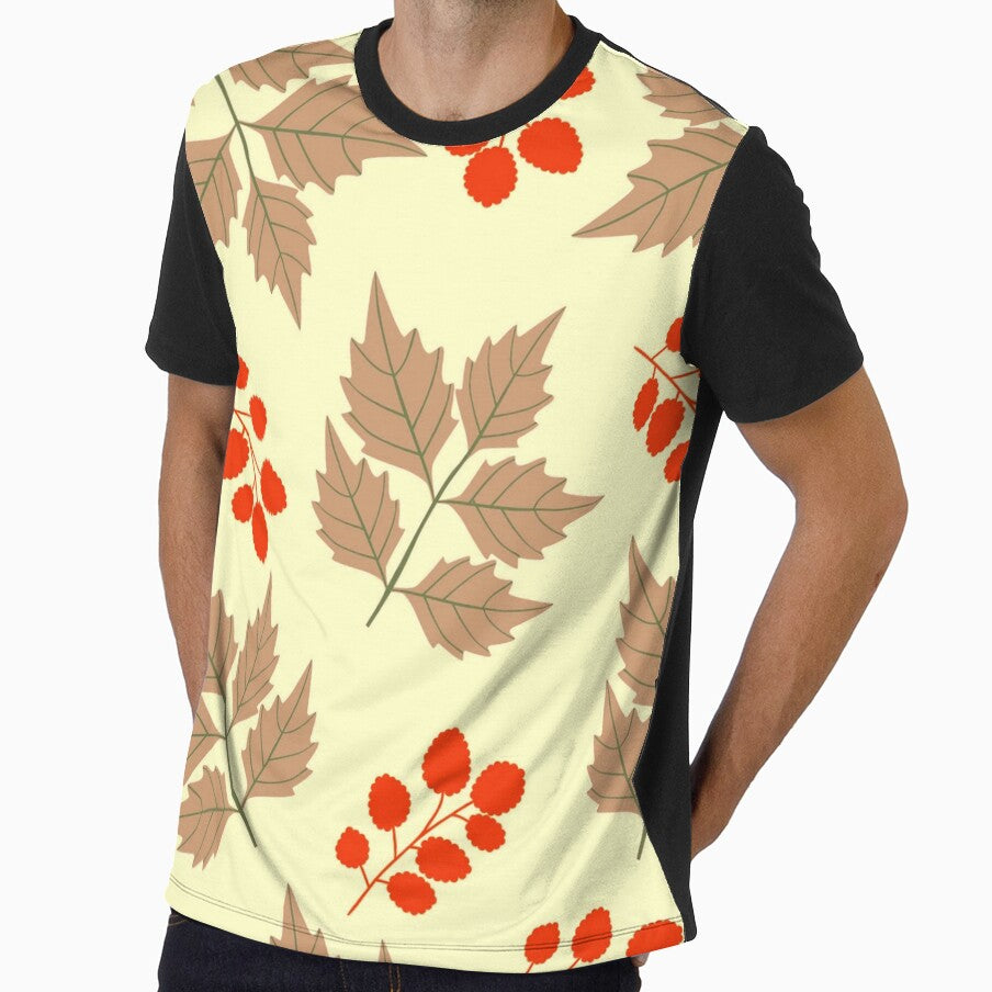 Colorful Fall Leaves Pattern by adlkh