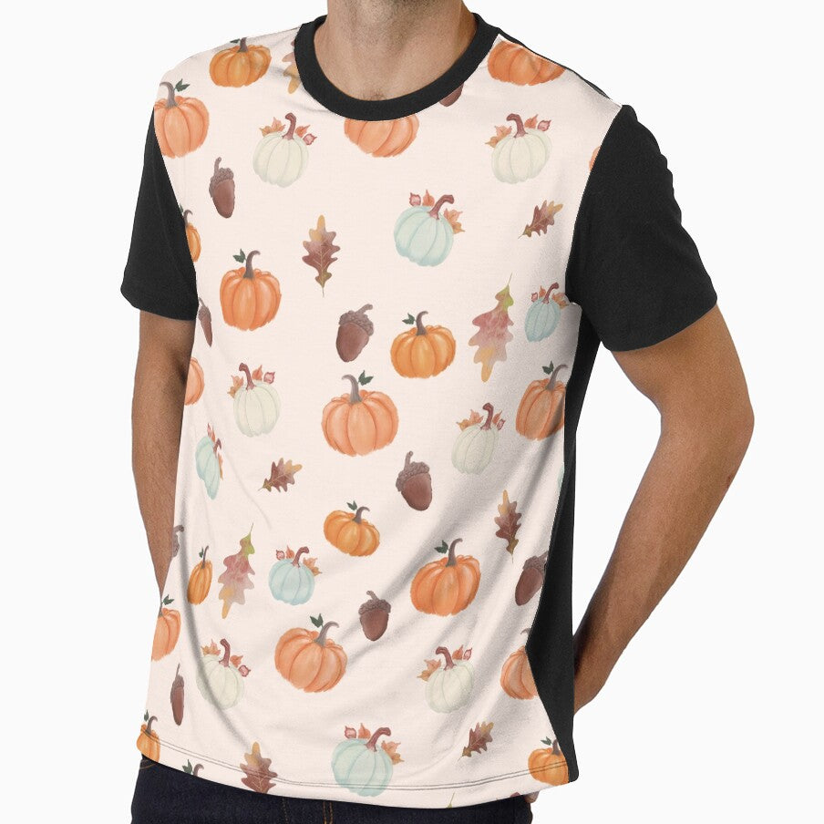 Watercolour Pumpkin Patch // Hand Painted Autumn Art by creativebakergb