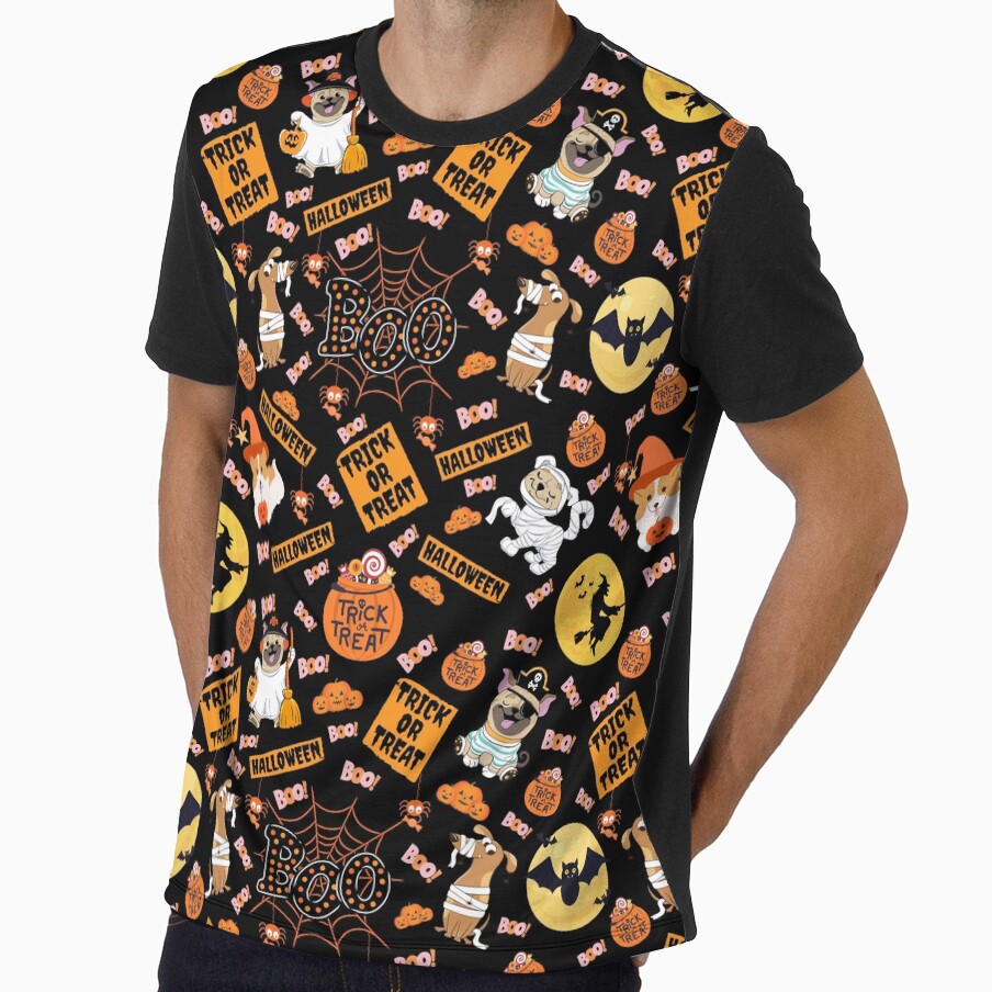 Halloween Dog Pattern by Wolfheartart