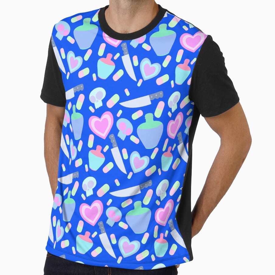 Pastel Goth Pattern by Marmylade