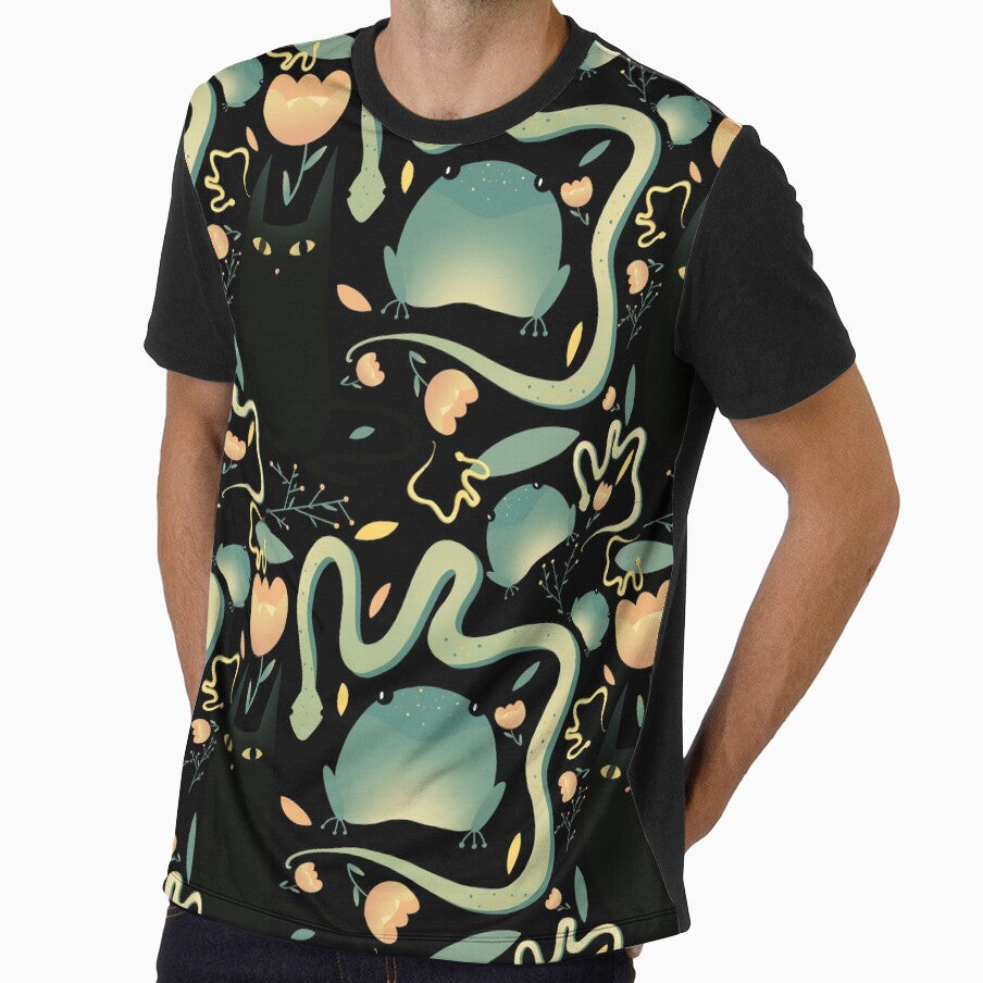 Cat Frog Snake Pattern by zyrapaint