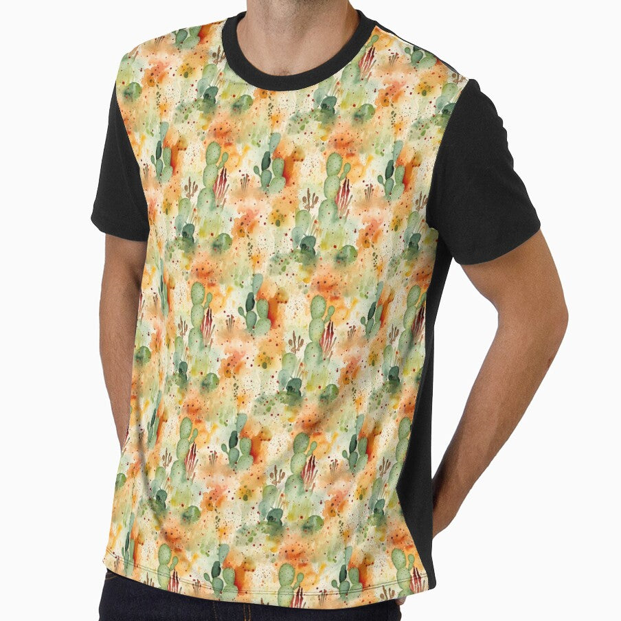 Autumn Fall Cactus Pattern 6 by Magnuna