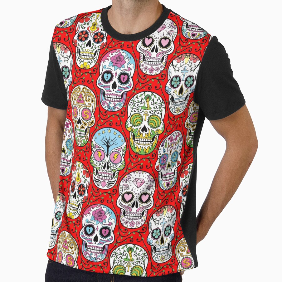 Sugar Skull Mexican Red by Fangpunk
