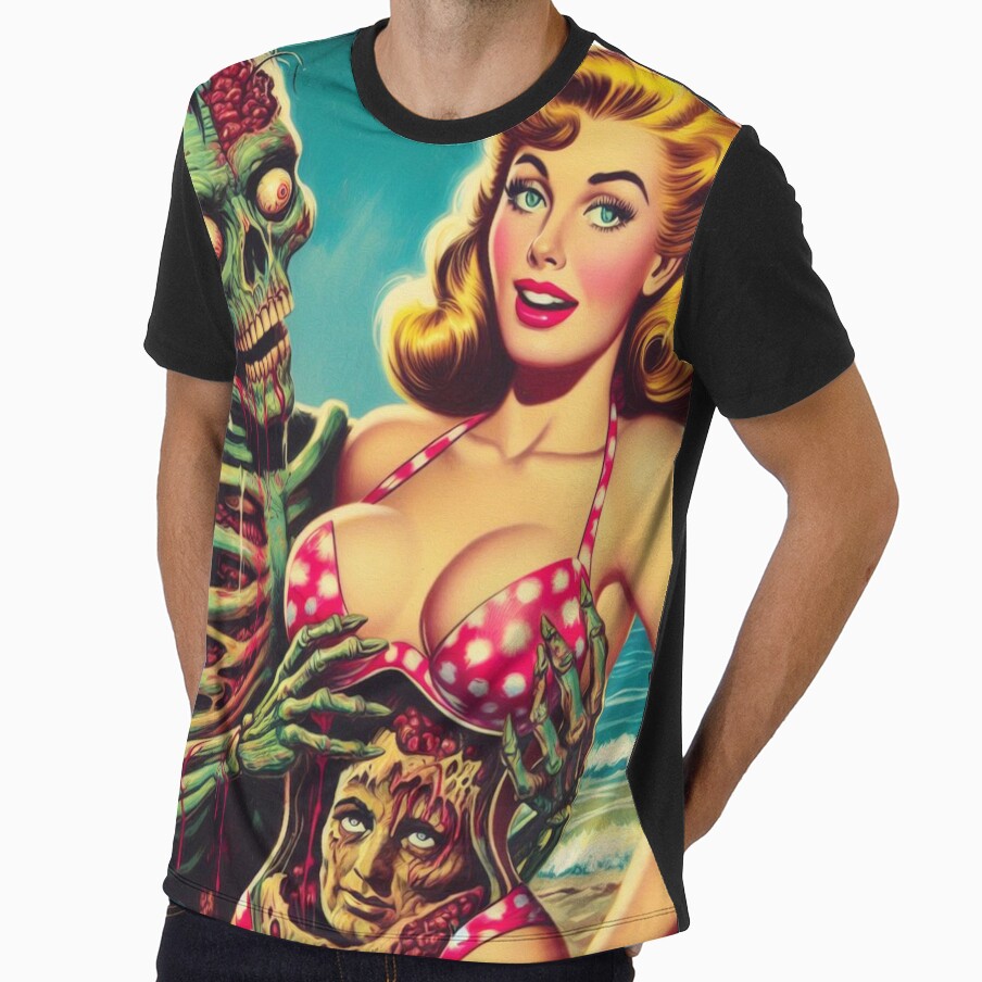 Retro Zombie Pin Up by PulpVintage