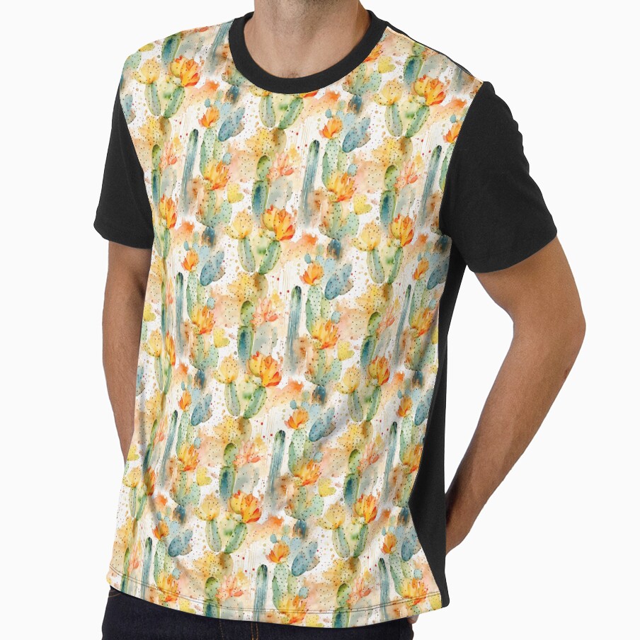 Autumn Fall Cactus Pattern 2 by Magnuna