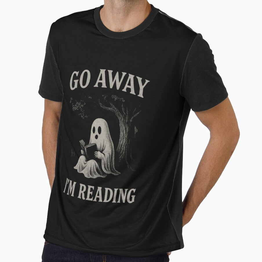 Funny Book Reader Go Away I'm Reading by DemureArtsy