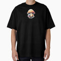 Colourful Manga Mushroom | Black Drawing | Happy, Cute, Nature, Kawaii, Woods, Forest by FantasySoul