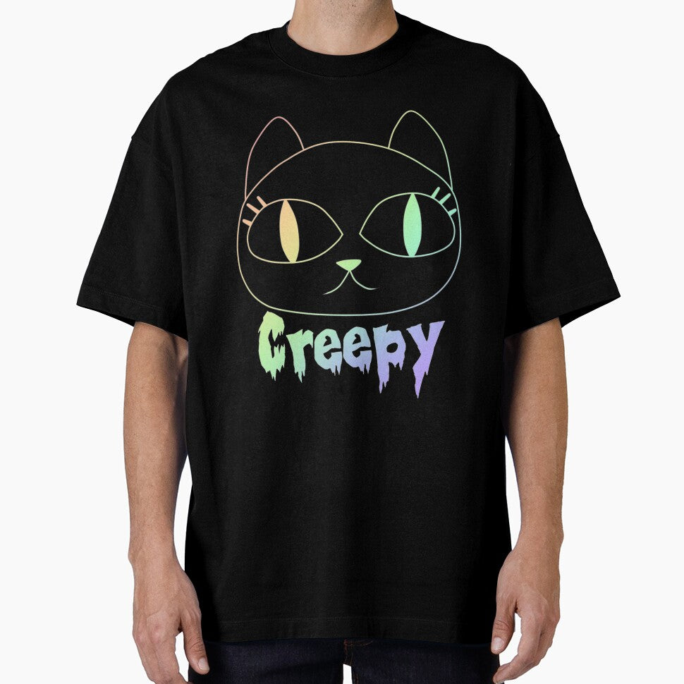 Creepy Cat (Black Vers.) by honeneko