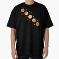 Gold Moon Phases and Stars by Somewhere in the Sea