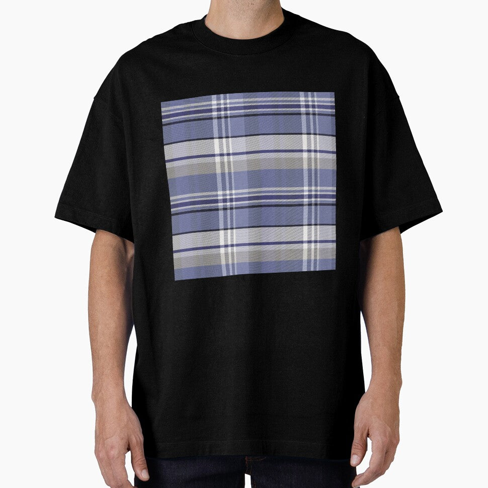 Winter Aesthetic Iona 1 Hand Drawn Textured Plaid Pattern by GenAumonier