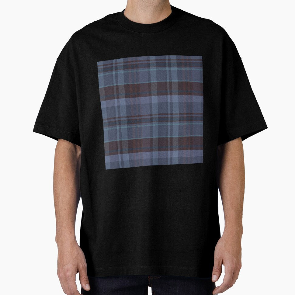 Winter Aesthetic Iona 2 Hand Drawn Textured Plaid Pattern by GenAumonier