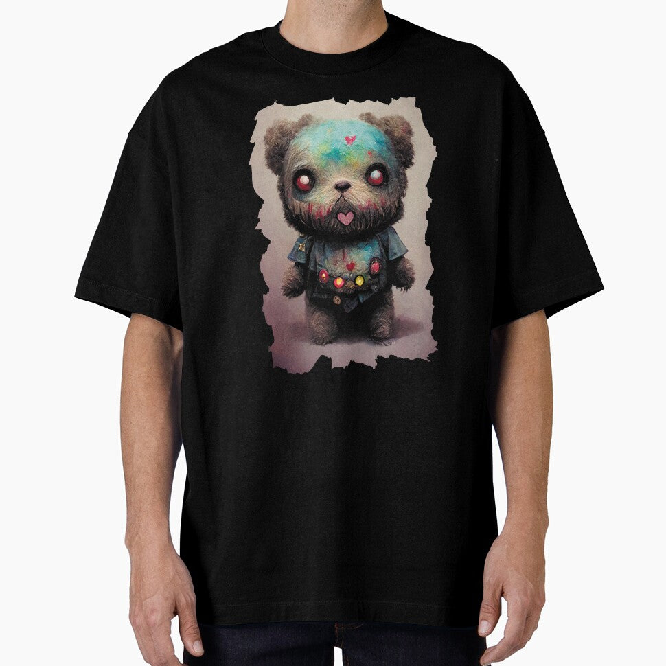 Creepy Cute Voodoo Plush Doll | Zombie Teddy Bear by TMBTM